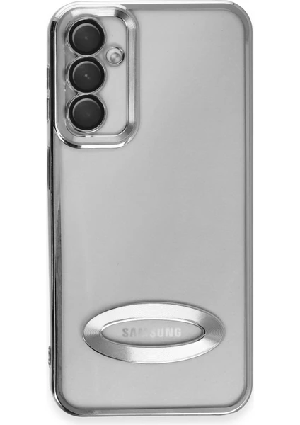 Happycase Samsung Galaxy A14 4g Kılıf Slot Silikon - Gümüş