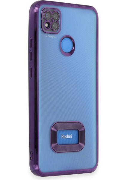 Xiaomi Redmi 9c Kılıf Slot Silikon - Mor