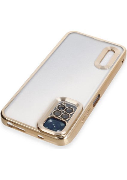 Happycase Xiaomi Redmi Note 11S Kılıf Slot Silikon - Gold