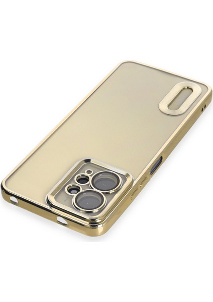 Happycase Xiaomi Redmi Note 12 4g Kılıf Slot Silikon - Gold