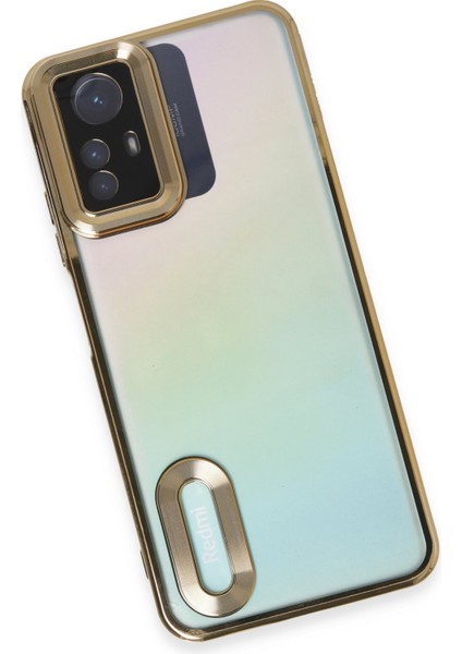 Xiaomi Redmi Note 12S Kılıf Slot Silikon - Gold