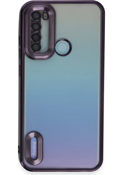 Happycase Xiaomi Redmi Note 8 Kılıf Slot Silikon - Mor