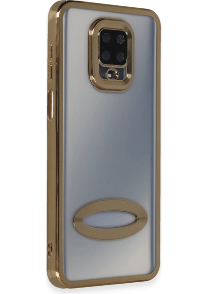 Xiaomi Redmi Note 9s Kılıf Slot Silikon - Gold