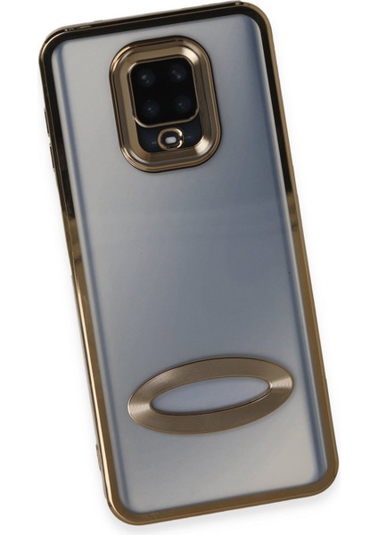 Xiaomi Redmi Note 9s Kılıf Slot Silikon - Gold