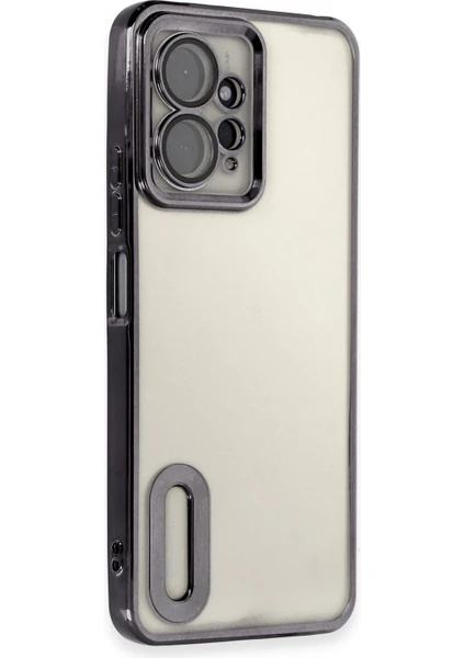 Happycase Xiaomi Redmi Note 12 4g Kılıf Slot Silikon - Siyah