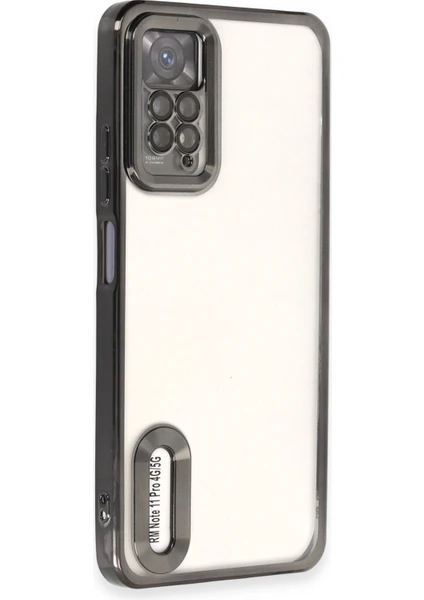 Happycase Xiaomi Redmi Note 12 Pro 4g Kılıf Slot Silikon - Siyah