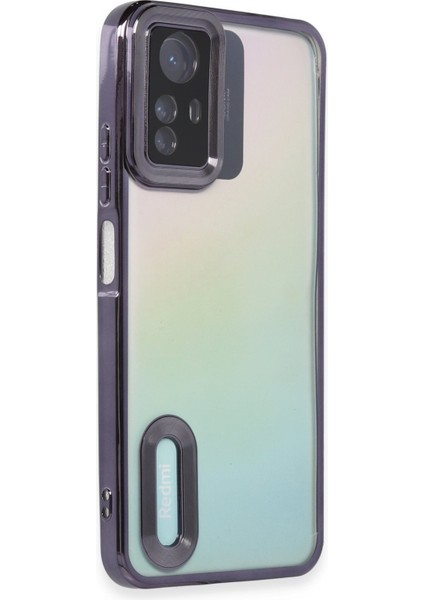 Xiaomi Redmi Note 12S Kılıf Slot Silikon - Mor