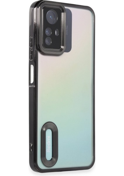 Xiaomi Redmi Note 12S Kılıf Slot Silikon - Siyah