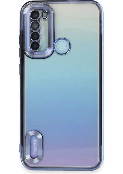 Happycase Xiaomi Redmi Note 8 Kılıf Slot Silikon - Sierra Blue