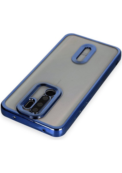 Happycase Xiaomi Redmi Note 8 Pro Kılıf Slot Silikon - Mavi