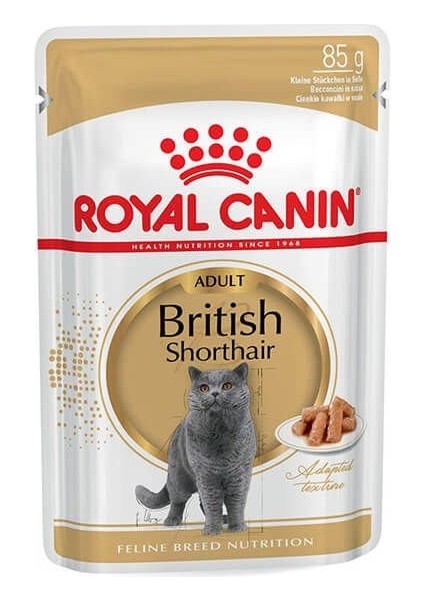 Royal Canin British Shorthair Adult Pouch Kedi Maması 85 gr - Kong