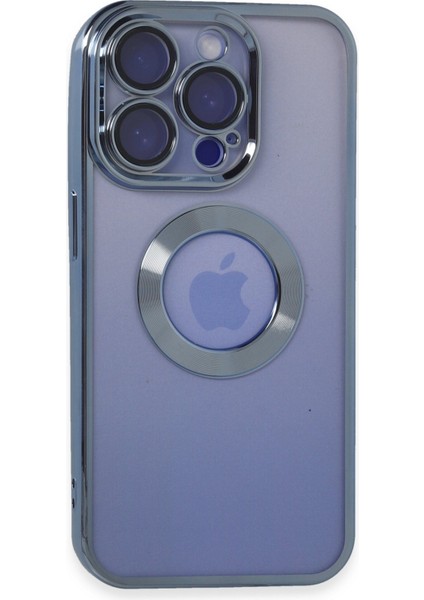 iPhone 15 Pro Max Kılıf Slot Silikon - Sierra Blue