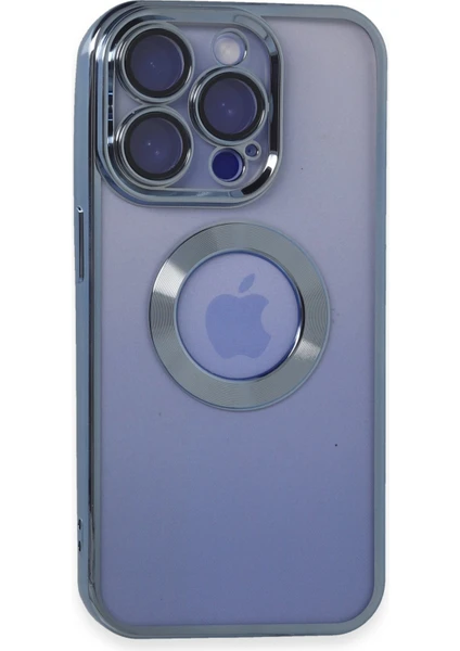 Bilişim Aksesuar iPhone 15 Pro Max Kılıf Slot Silikon - Sierra Blue