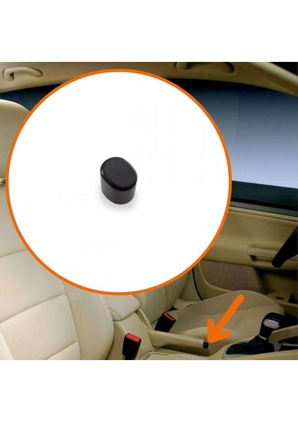 El Fren Kolu Basma Düğmesi Kapağı Siyah Vw Eos 2006-2011 1K0711303J