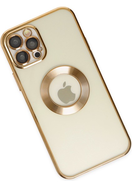 iPhone 12 Pro Max Kılıf Slot Silikon - Gold