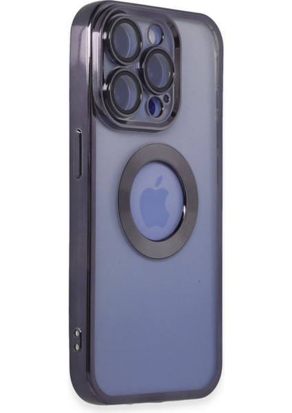 iPhone 15 Pro Max Kılıf Slot Silikon - Mor