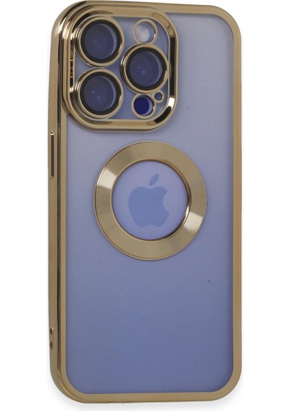 iPhone 15 Pro Max Kılıf Slot Silikon - Gold