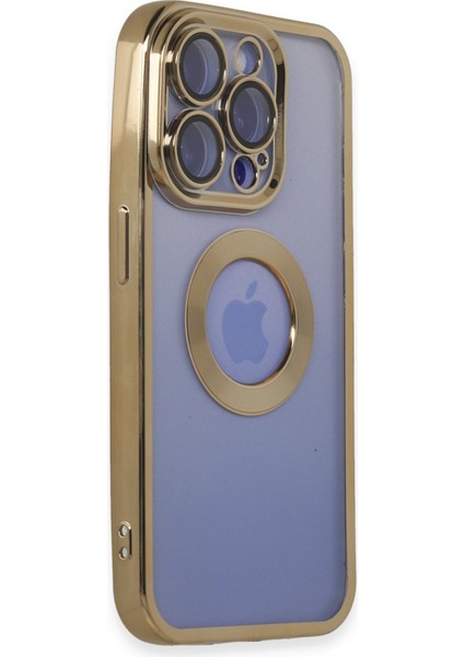 iPhone 15 Pro Max Kılıf Slot Silikon - Gold