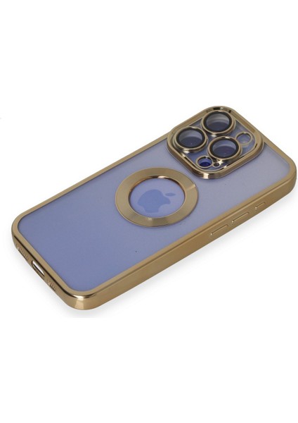 iPhone 15 Pro Max Kılıf Slot Silikon - Gold