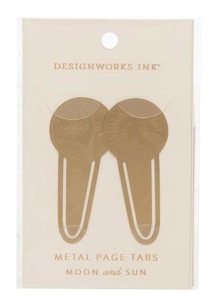 Metal Page Tabs Celestıal Set Of 2 2'li Metal Kitap Ayraç