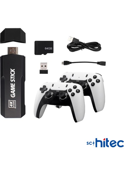 Arcade 4khd Emuelec Retro Game Stick 90 Lı Yıllar Atari Makinası Oyunları 20600 Oyunlu Konsol M8PRO