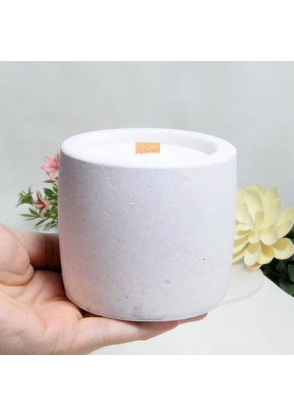 Lavanta Kokulu Beton Doğal Mum fiyatları
