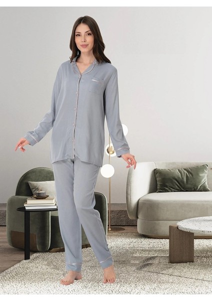 Pijama Takımı Gri - 8097