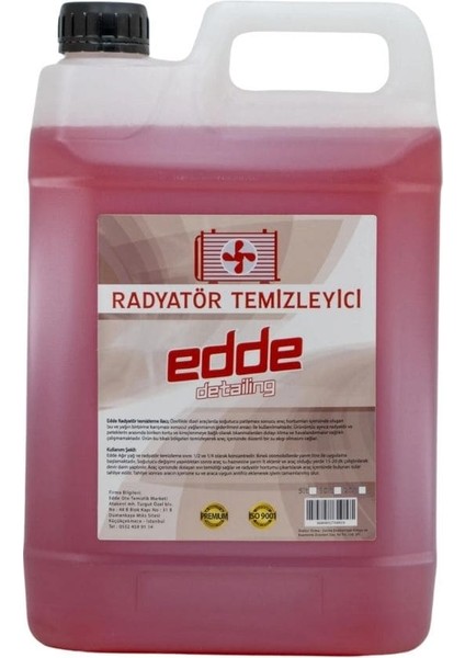 Araba Araç Oto Profesyonel Radyatör Temizleyici Araba Radyatörü Temizleme 5 Lt Oto Detailing