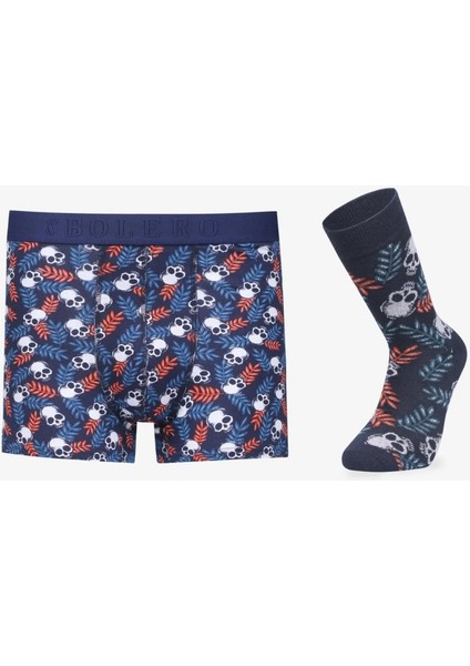 Erkek Boxer ve Çorap Seti 2'li Set