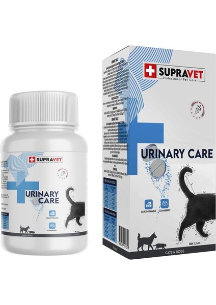 Supravet Urinary Care Kedi ve Köpek Multivitamini Tablet 75 Adet