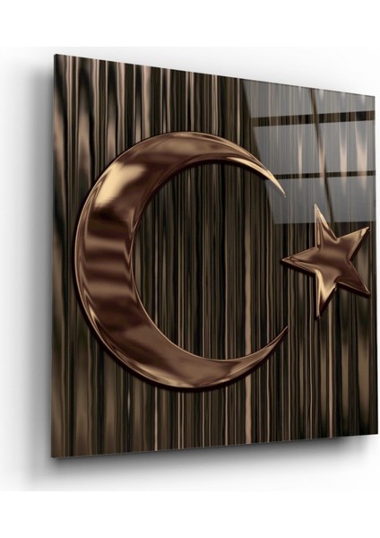 Bayrak Cam Tablo 60X60