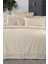Voronej Krem Çift Kişilik Pamuk Saten 300 Tc Nevresim Takımı 1