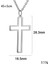 Klasik Haç Ince Tasarım Çarmıh Kadın Çelik Kolye 3