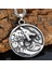 Fenrir & Yggdrasil Odin Kurt Yaşam Ağacı Işlemeli Geri & Freki 316L Çelik Erkek Kolye 1
