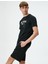 4SAM10024NK 999 Siyah Erkek Jersey Polyester Kısa Kollu T-Shirt 1