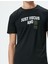 4SAM10024NK 999 Siyah Erkek Jersey Polyester Kısa Kollu T-Shirt 5