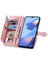 Oppo A16 Fermuarlı Kese Manyetik Kart Tutacağı Bilek Kayışlı Cüzdan Kesesi Oppo A16 (Yurt Dışından) 5