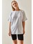 Gri Oversize Basic T-Shirt 3YXK1-47087-03 3