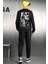 Only Trendwear Unisex Skullcracked Baskılı Bisiklet Yaka Eşofman Takımı 2