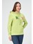 Kadın Kapüşonlu Süzüne Baskılı Sweatshirt 1