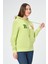 Kadın Kapüşonlu Süzüne Baskılı Sweatshirt 3