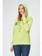 Kadın Kapüşonlu Süzüne Baskılı Sweatshirt 4
