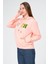 Kadın Kapüşonlu Süzüne Baskılı Sweatshirt 3