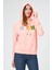 Kadın Kapüşonlu Süzüne Baskılı Sweatshirt 4