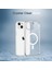 iPhone 15 Plus Kılıf Magsafe Wireless Şarj Özellikli Şeffaf Kılıf 2
