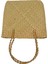 Moda Saman Yaz Kadın Plaj Çanta Kadın Flap Çanta Tasarımcısı Bayan Retro Rattan El Yapımı Tote Çanta (Sarı) (Yurt Dışından) 2
