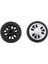 Bagaj Tekerleklerinin Değiştirilmesi 50MM x 13MM Kitleri Evrensel Çevre Dostu Pu Bagaj Onarımı 4 Çift (Yurt Dışından) 4