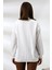 Yarım Balıkçı Yaka Uzun Sweatshirt 19556 Ekru 4