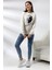 Atatürk Baskılı Sweatshirt 19159 Ekru 1
