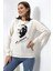 Atatürk Baskılı Sweatshirt 19159 Ekru 2